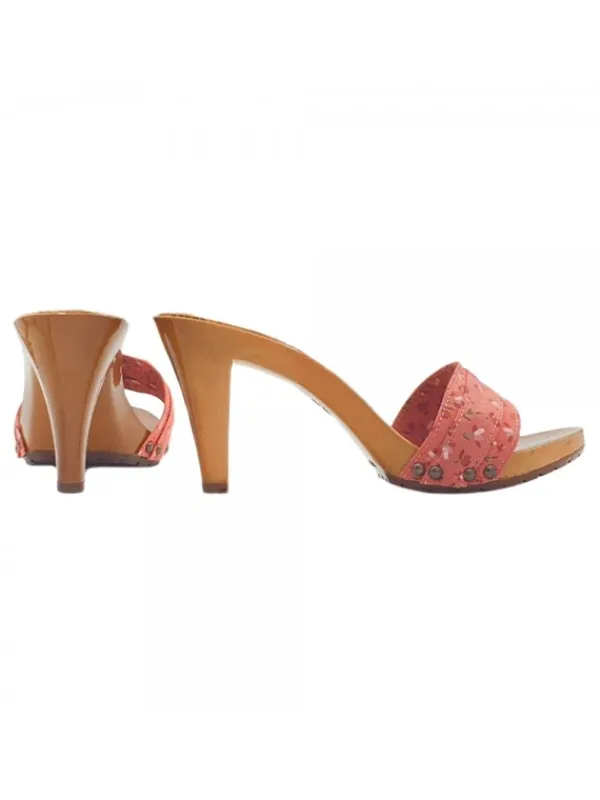 Kiara Shoes ZOCCOLI PRIMAVERA TACCO 9 Rosa Clearance