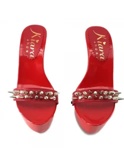Kiara Shoes ZOCCOLI ROSSI CON PUNTE Rosso Discount