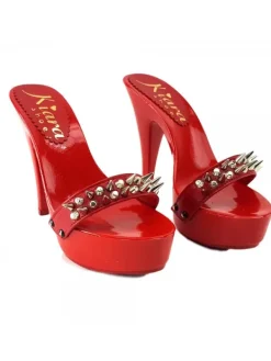 Kiara Shoes ZOCCOLI ROSSI CON PUNTE Rosso Discount
