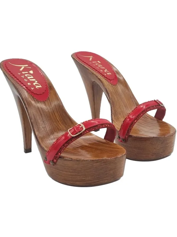 Kiara Shoes ZOCCOLI ROSSI ELEGANTI CON... Rosso Hot