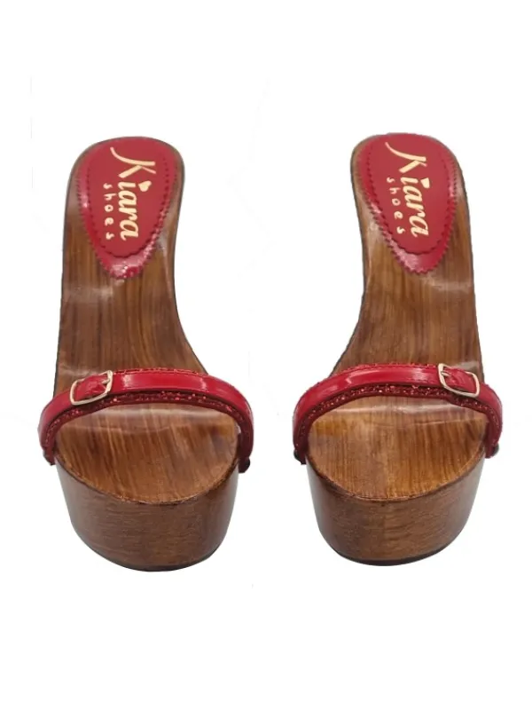 Kiara Shoes ZOCCOLI ROSSI ELEGANTI CON... Rosso Hot