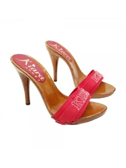 Kiara Shoes ZOCCOLI ROSSI PERSONALIZZATI Rosso Hot