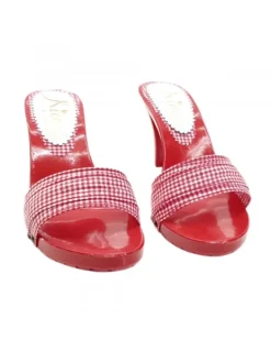 Kiara Shoes ZOCCOLI ROSSI STILE PIN-UP... Rosso