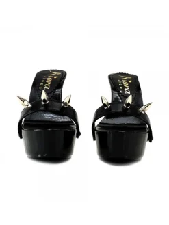 Kiara Shoes ZOCCOLI SEXY NERI CON PUNTE Nero Hot