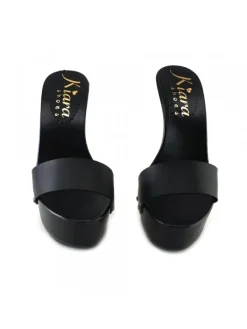 Kiara Shoes ZOCCOLI SEXY NERI CON TACCO... Nero Sale