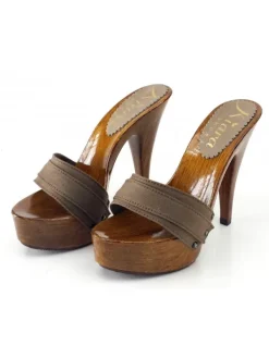 Kiara Shoes ZOCCOLI -K9101 TAU Taupe Outlet