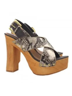 Kiara Shoes ZOCCOLI TOE SOLO 37 Beige Best