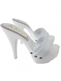 Kiara Shoes ZOCCOLI TUTTI BIANCHI BIANCO Online