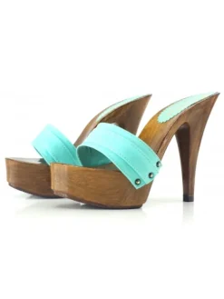 Kiara Shoes ZOCCOLI VERDE SMERALDO Sale