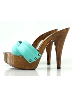Kiara Shoes ZOCCOLI VERDE SMERALDO Sale