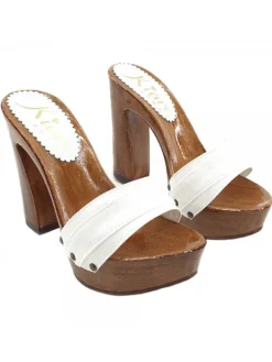 Kiara Shoes ZOCCOLO CON TACCO... BIANCO Hot