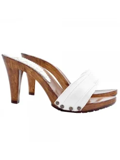 Kiara Shoes ZOCCOLO TACCO 9 CM BIANCO Best