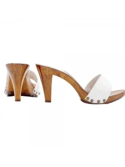 Kiara Shoes ZOCCOLO TACCO 9 CM BIANCO Best