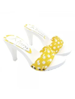 Kiara Shoes ZOCCOLO CON FASCIA GIALLA A... Giallo Clearance