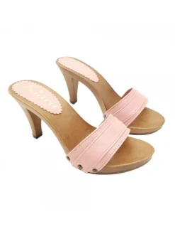 Kiara Shoes ZOCCOLO CON FASCIA IN PELLE... Rosa