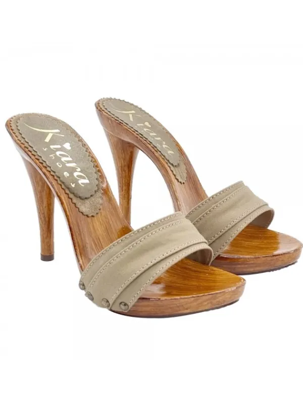 Kiara Shoes ZOCCOLO DA DONNA ... Taupe Online