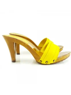 Kiara Shoes ZOCCOLO TACCO 9 CM Giallo Hot