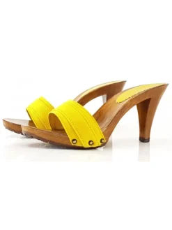 Kiara Shoes ZOCCOLO TACCO 9 CM Giallo Hot