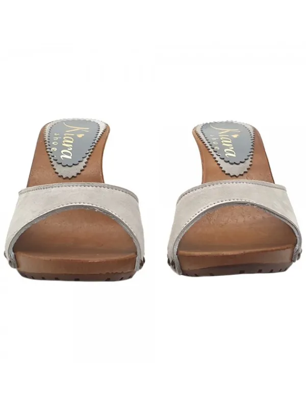 Kiara Shoes ZOCCOLO IN CAMOSCIO COLOR... Clearance