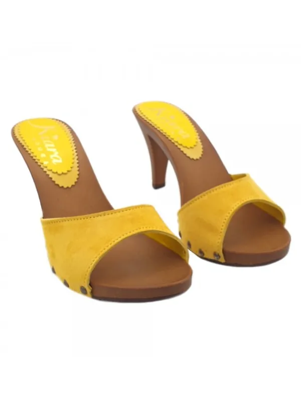 Kiara Shoes ZOCCOLO IN CAMOSCIO ... Giallo Sale
