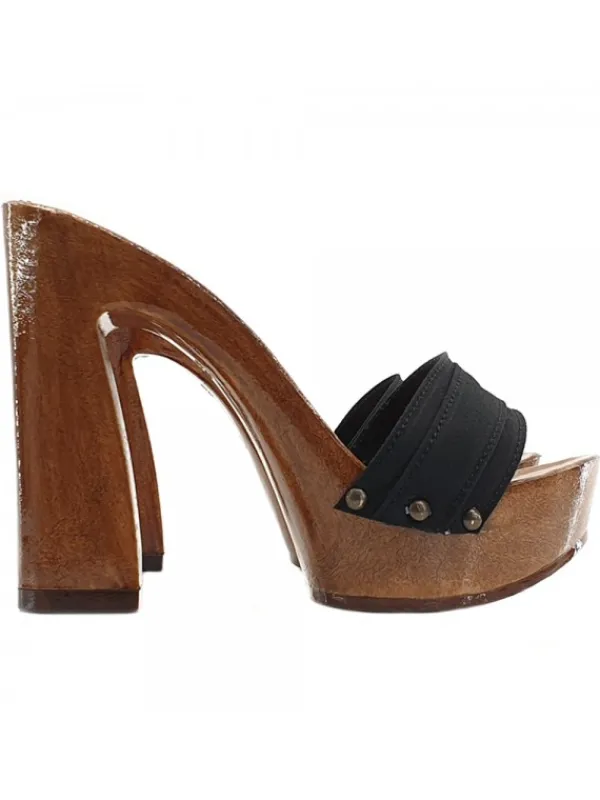 Kiara Shoes ZOCCOLO CON TACCO COMODO Nero Best