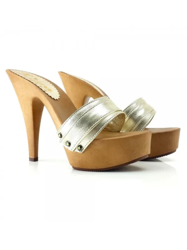 Kiara Shoes ZOCCOLO TACCO 13 MOU Platino Discount