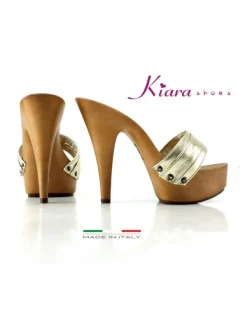 Kiara Shoes ZOCCOLO TACCO 13 MOU Platino Discount