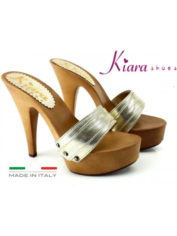 Kiara Shoes ZOCCOLO TACCO 13 MOU Platino Discount