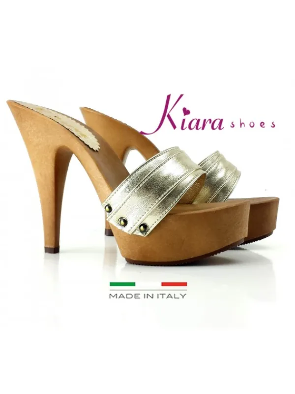 Kiara Shoes ZOCCOLO TACCO 13 MOU Platino Discount