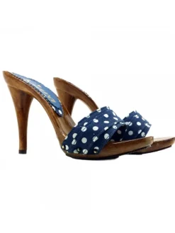 Kiara Shoes ZOCCOLO POIS BLE Blu Sale