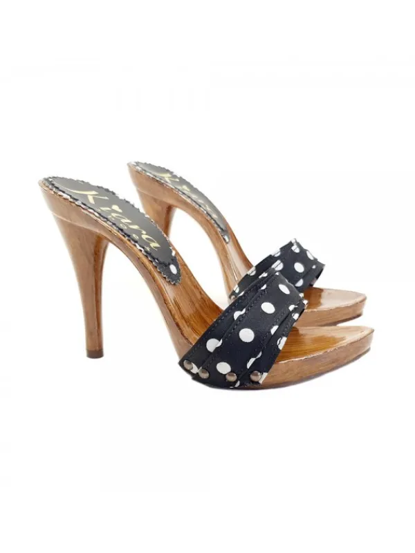 Kiara Shoes ZOCCOLO POIS Nero New