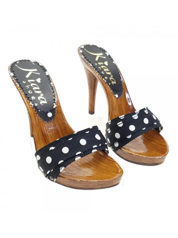Kiara Shoes ZOCCOLO POIS Nero New