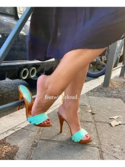 Kiara Shoes ZOCCOLO VERDE ... SMERALDO New